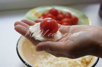 Сырная закуска с помидором черри: рецепт с пошаговым фото