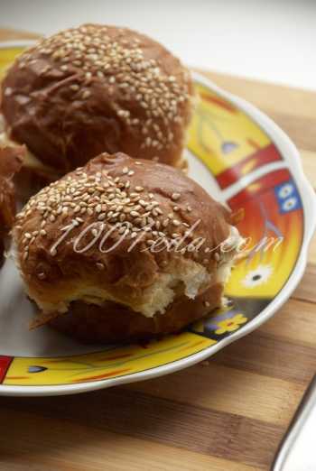 Бутерброд в булочке с ветчиной и сыром: рецепт с пошаговым фото