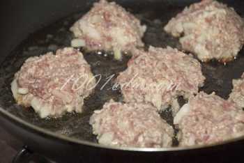 Котлеты из свино-говяжьего фарша с овсяными хлопьями: рецепт с пошаговым фото