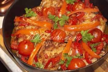 Курица, запеченная с овощами: рецепт с пошаговым фото