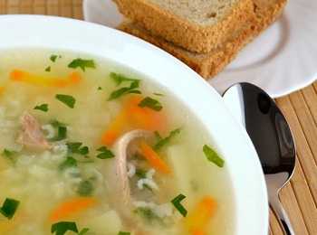 Рисовый суп с курицей: рецепт с пошаговым фото