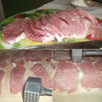 Свиные отбивные под соусом бешамель: рецепт с пошаговым фото