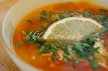 Томатный суп с колбасой и сыром фета: рецепт с пошаговым фото
