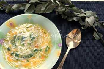 Вермишелевый суп: рецепт с пошаговым фото