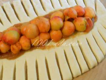 Вкуснейшая плетенка с абрикосами: рецепт с пошаговым фото